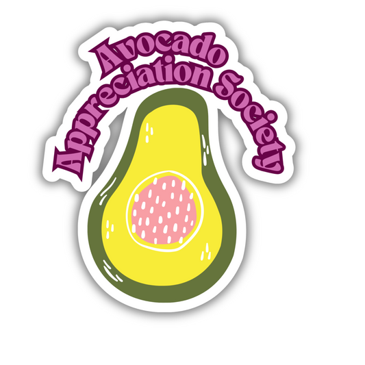 "Avocado appreciation Day" Avocado Lover sticker